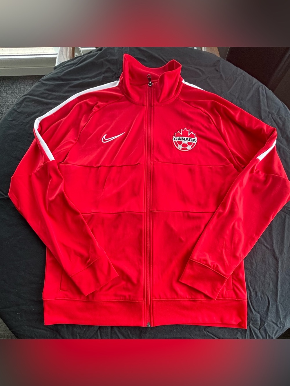 Nike Canada Soccer Red Full-Zip Track Jacket